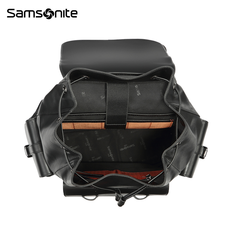 Samsonite/新秀丽双肩包男女时尚质奢高级感潮流休闲电脑背包 NP0 - 图2