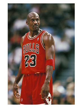 乔丹海报NBA篮球明星高清自粘墙
