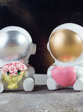 宇航员太空人模型摆件