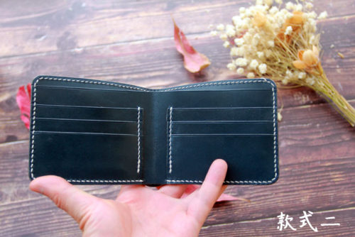 皮匠老王  短夹短钱包材料包 附详细视频教程 手工皮具手作DIY - 图2