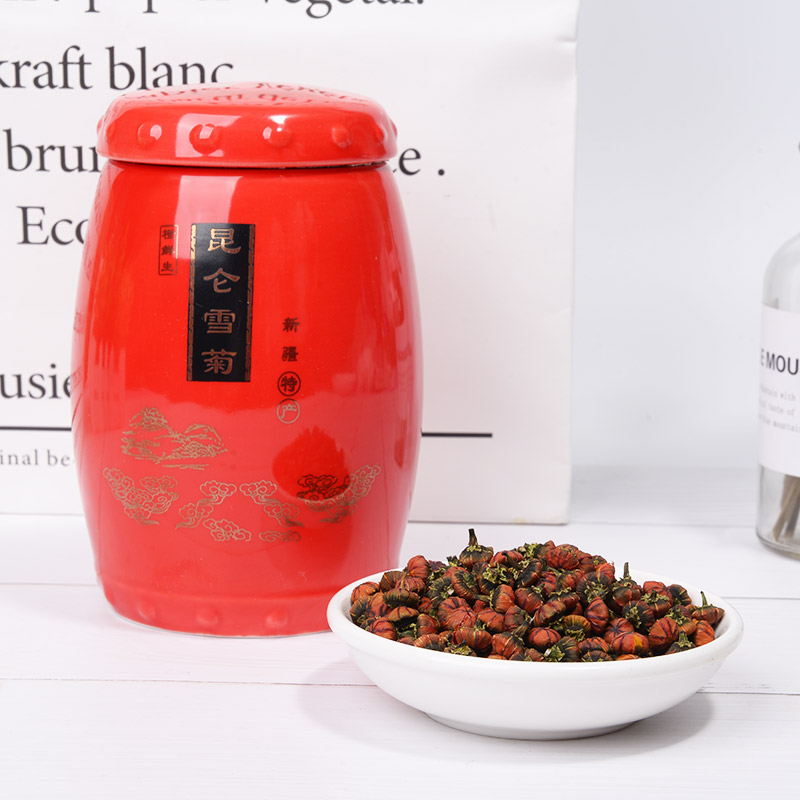 【龙胎】高品质新疆昆仑雪菊胎菊王冰山高海拔血菊胎菊花草养生菊