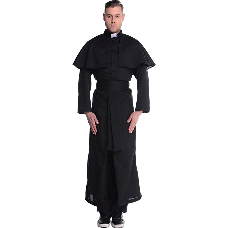 2023 Halloween costume Nun priest costume万圣节服装男女 - 图3