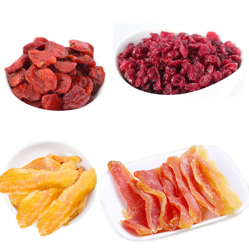 进口u100牌草莓孕妇儿童新鲜水果干 健强食品芒果干