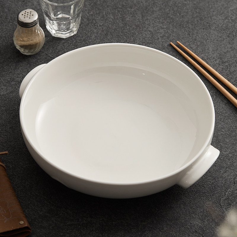 造器大号剁椒鱼头专用盘子家用菜盘陶瓷龙虾大盘鸡蒸鱼盘酒店餐具,淘宝优惠券,粉丝福利购,淘宝优惠卷