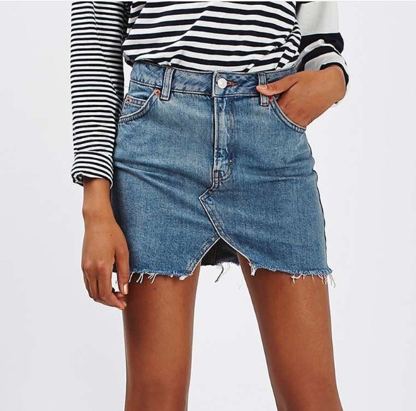 Summer Women's Casual Denim Short Skirt jeans Skirts woman - 图3