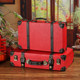 Macaron color retro suitcase storage prop box