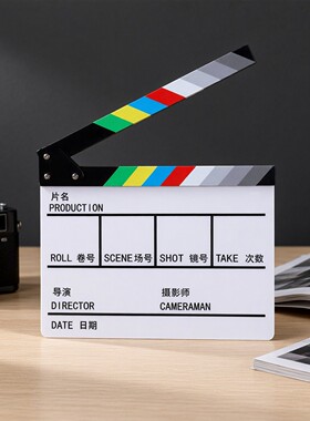 亚克力场记板导演打板拍摄道具