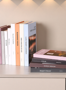 简约现代仿真书装饰摆件高颜值