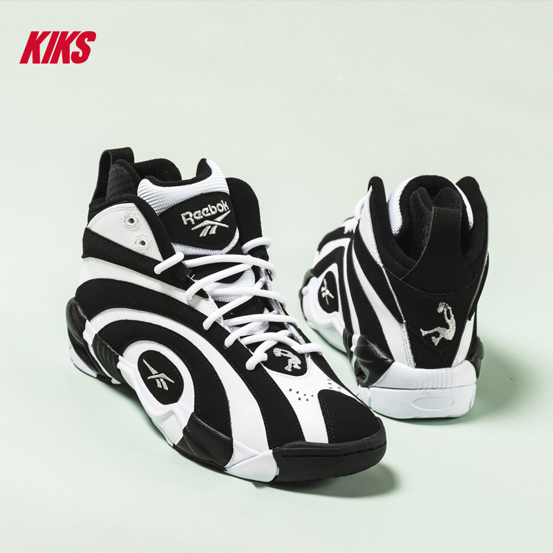 reebok新款年轮黑白奥尼尔篮球鞋 kiks篮球鞋