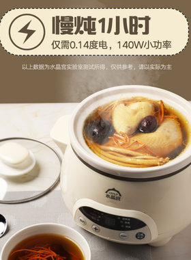 燕窝小炖盅炖煲汤陶瓷煮粥神器