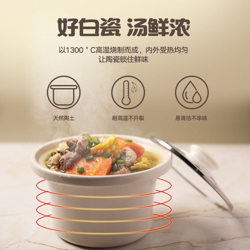 水晶宫电炖锅迷你燕窝小煲汤砂锅 水晶宫电炖/煮粥锅/文火炉
