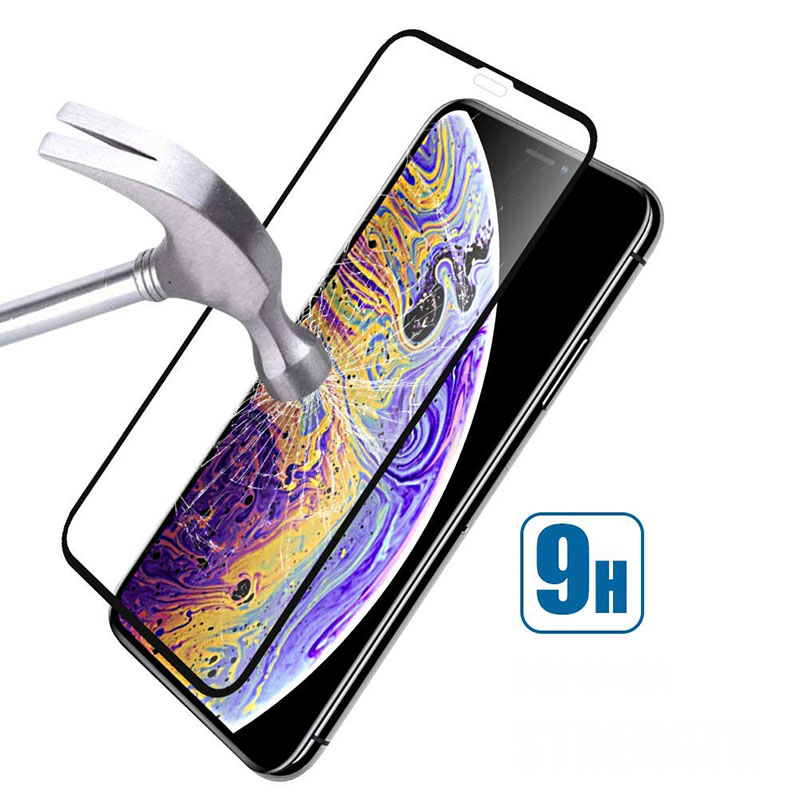 铁布衫新型蓝宝石镀晶膜适用于iPhoneXS max手机全屏覆盖苹果11 Pro max滿版高清玻璃膜苹果XR防指纹防摔膜 - 图1