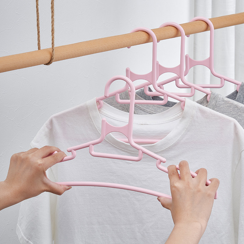 汇丰信佳 6个组 加厚可挂裤吊带T恤衬衫塑料衣架衣挂衣撑子37.5cm,淘宝优惠券,粉丝福利购,淘宝优惠卷