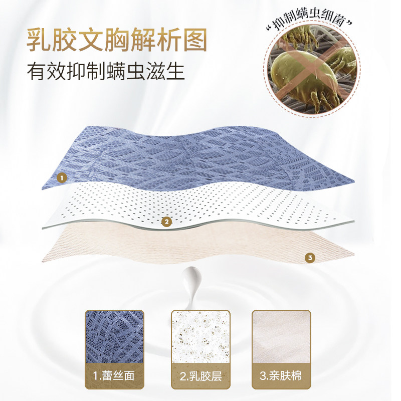 婷美秋季泰国乳胶无钢圈小胸胸罩 婷美文胸