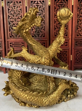 办公室镇宅招财青龙书房摆件