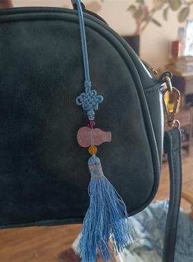 天然水晶粉晶人缘好中式客厅卧室