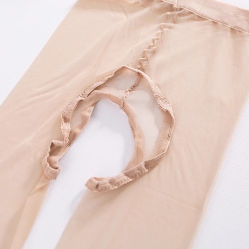 3双装SK8070 性感0D开裆丝袜脚尖透明隐形小开档免脱超薄隐形女 - 图2