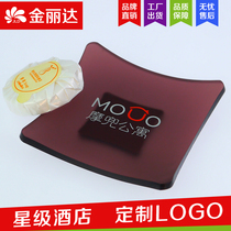 Acrylic Small Soap Dish Hotel Room Toilet toilet soap tray Guest House Bathroom Wash Soap Small Trays Customised