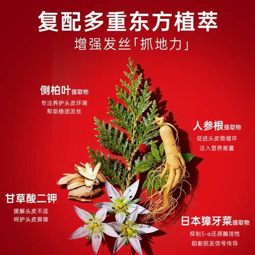 【商超同款】卡蓓诺防男士赋活脱洗发水固发控油蓬松防脱发洗发露 - 图1