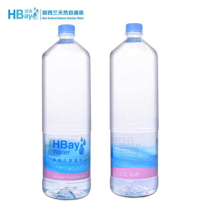 纽湾旗舰店纽湾hbay新西兰进口母婴水1.5L*6瓶弱碱性饮用大瓶PK矿泉水装整箱1
