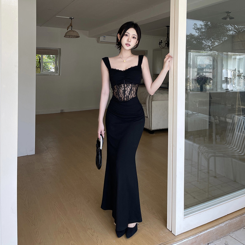 instunning 纯欲打底内搭吊带裙气质连衣裙女蕾丝拼接包臀长裙子,淘宝优惠券,粉丝福利购,淘宝优惠卷