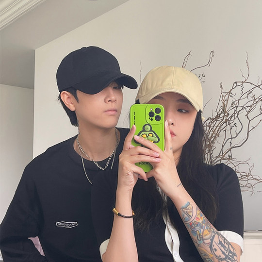 Enlarged head circumference to show face small baseball hat