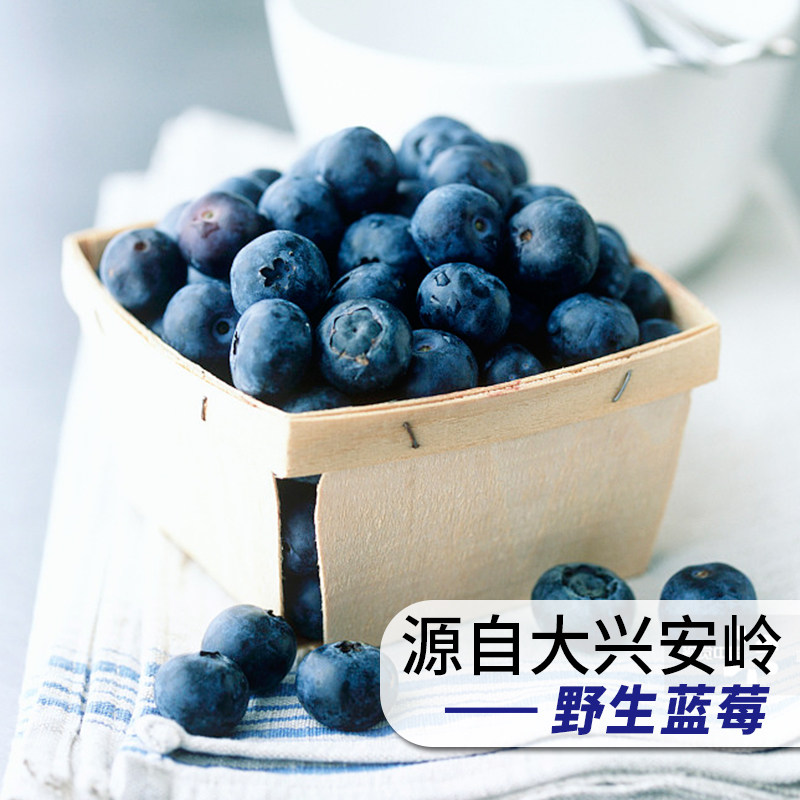驰百味500g整箱泡水野生蓝蓝莓果干 驰百味蓝莓