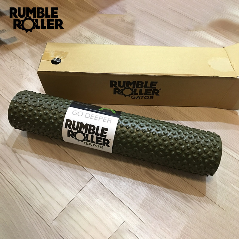 RumbleRoller鳄鱼纹高密度EVA环保瑜伽按摩滚轴深度筋膜放松 进口,淘宝优惠券,粉丝福利购,淘宝优惠卷