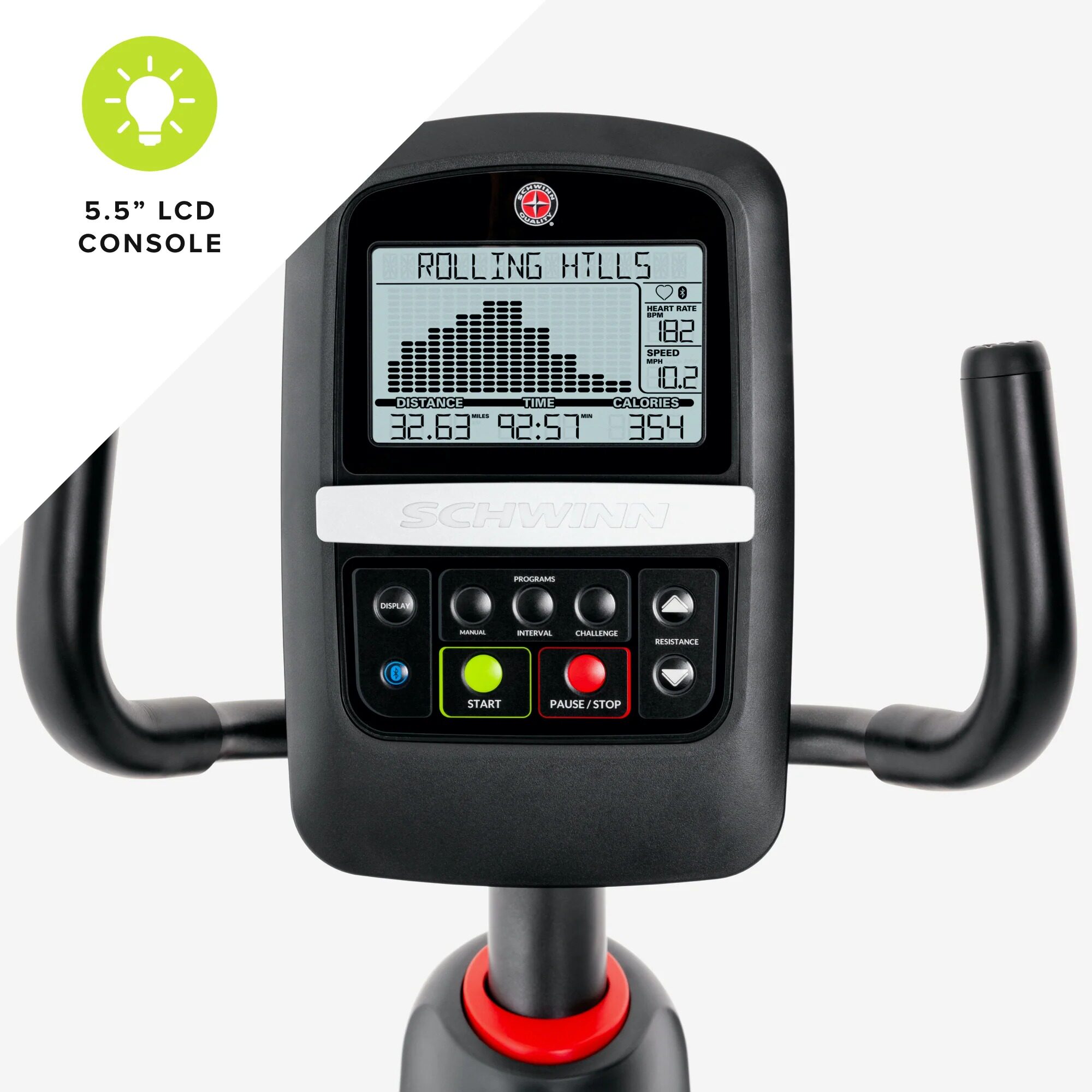Qiaoshan Cross Star Horizontal Magnetically Controlled Silent Exercise Bike