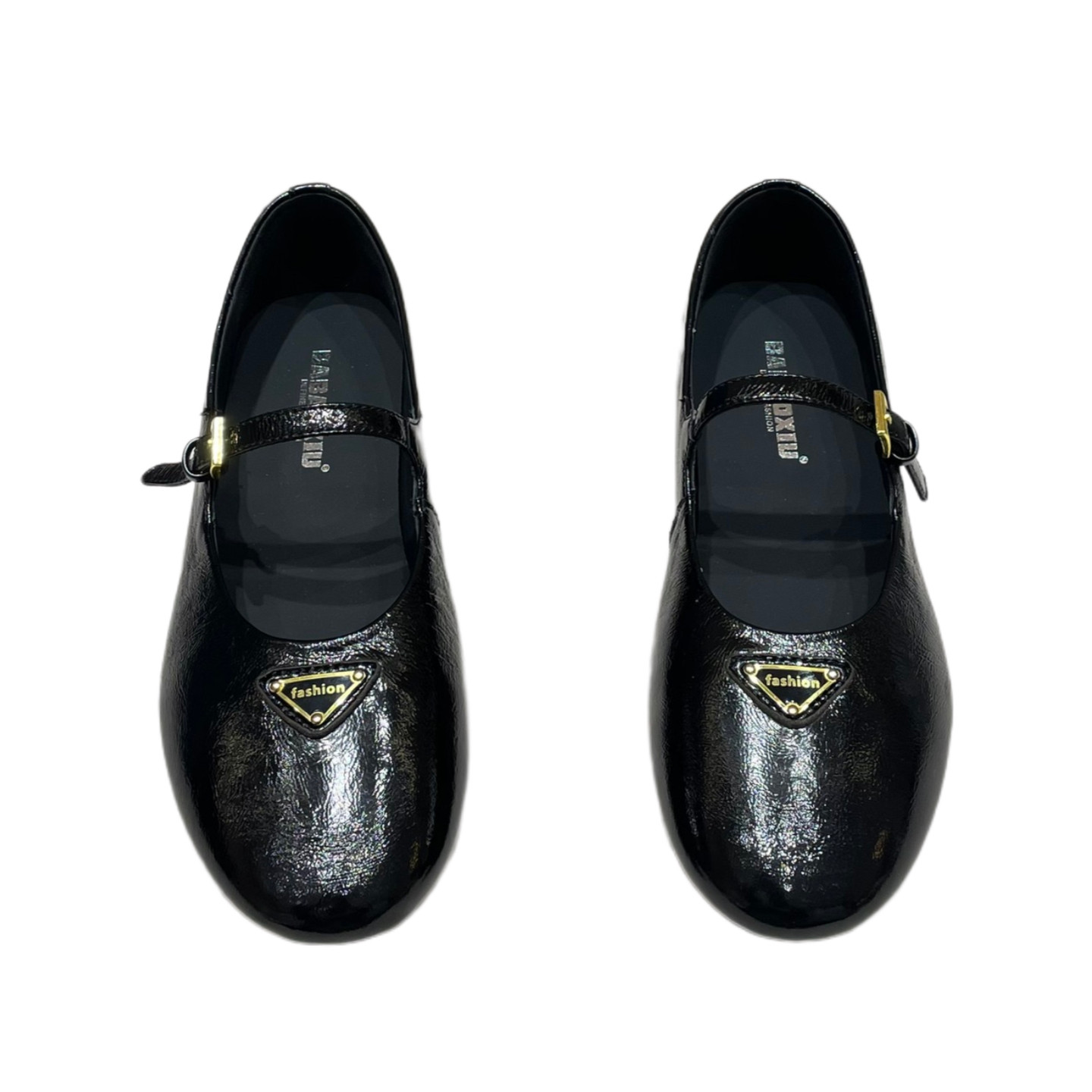 漆皮亮面一字带玛丽珍鞋女2025年夏秋新款平底圆头浅口单鞋奶奶鞋,淘宝优惠券,粉丝福利购,淘宝优惠卷