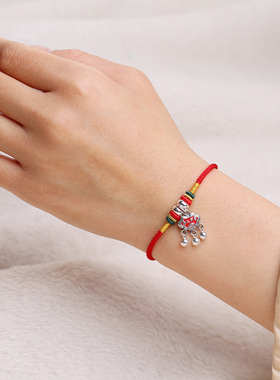 真安顺男女同款999足银民族风