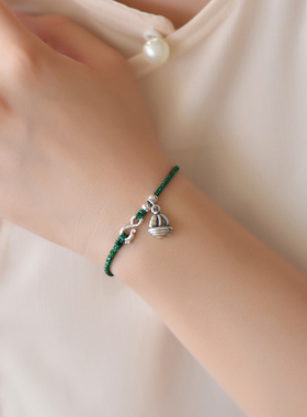 真安顺男女新款足银龙手链银原创