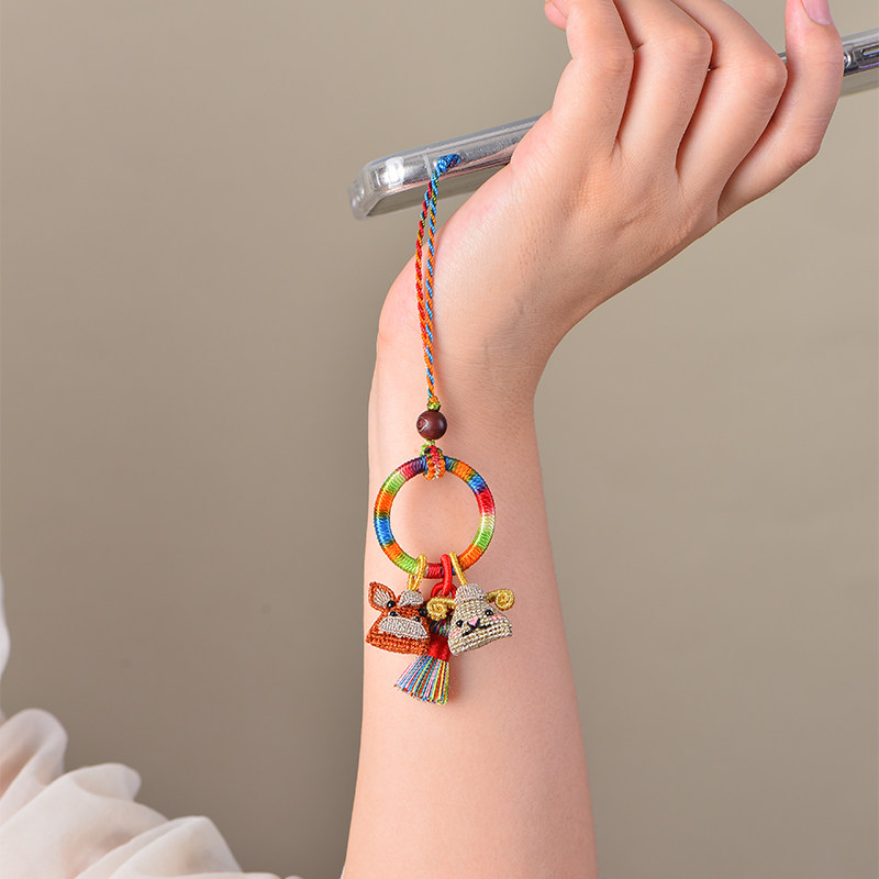 Ring Liuhe Zodiac Zodiac Year Dog Rabbit Mobile Phone Chain