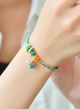 端午节礼物五彩绳手链男女同款