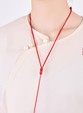 100%桑蚕丝手编项链绳真丝罗盘绳