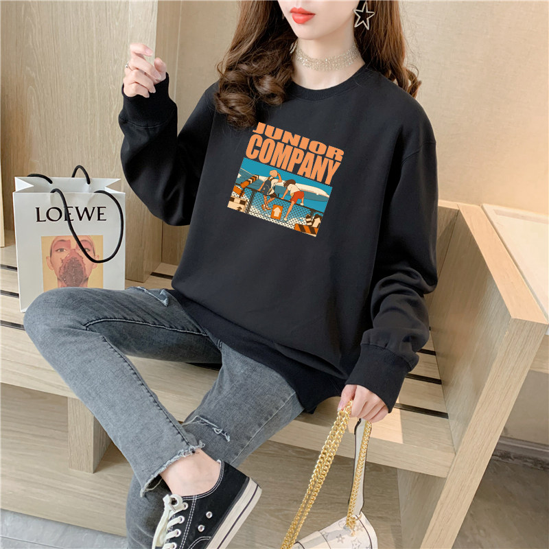 (拍三件)春秋款流韩版男女加绒卫衣 秘印卫衣