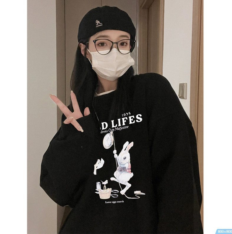 春季卫衣上衣2023新款宽松