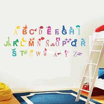 DIY AB Wall StickeDrCs Room ecorC EMHSchool Alphabet Decals