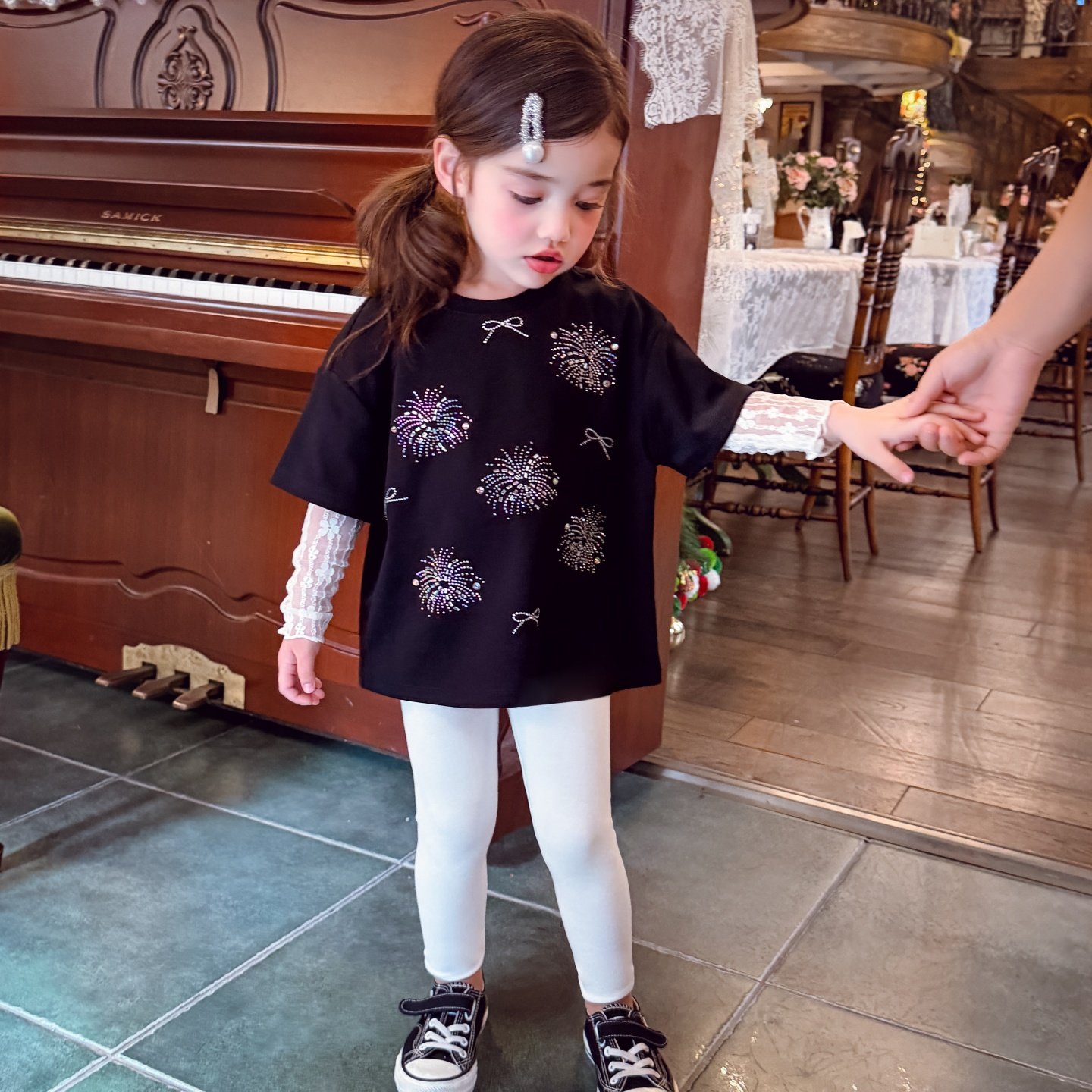 米米哈罗女童长裤春装2026新款儿童百搭修身休闲裤女孩外穿打底裤,淘宝优惠券,粉丝福利购,淘宝优惠卷