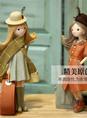 可爱风奈尔姑娘美女孩树脂工艺品
