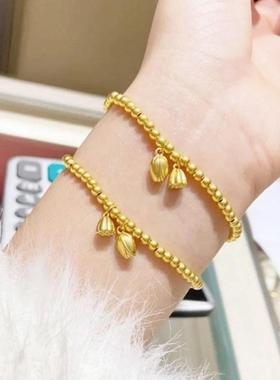 两世欢24K纯金手链时尚