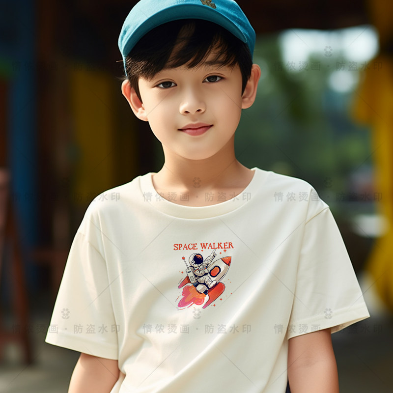 迷你娃衣烫画热转印烫画A4胶印宇航员猫咪可爱卡通儿童服装印花,淘宝优惠券,粉丝福利购,淘宝优惠卷