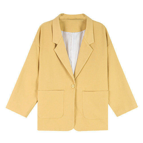 西装外套女2026年新款韩版宽松休闲小个子气质时尚条纹小西服上衣 - 图3