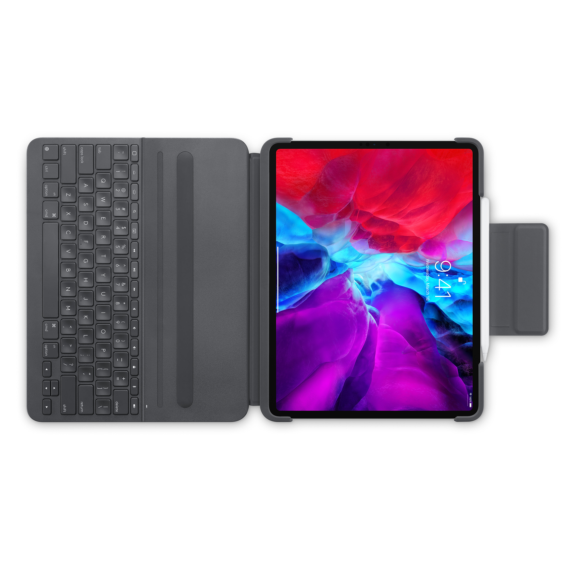 Logitech SlimFolio2020 iPad pro11 12.9一体式蓝牙键盘套壳2018 - 图2