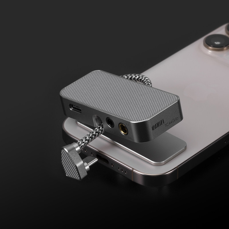 ddhifi TC44Grip手柄式带供电无损解码耳放手机小尾巴3.5+4.4耳机 - 图0