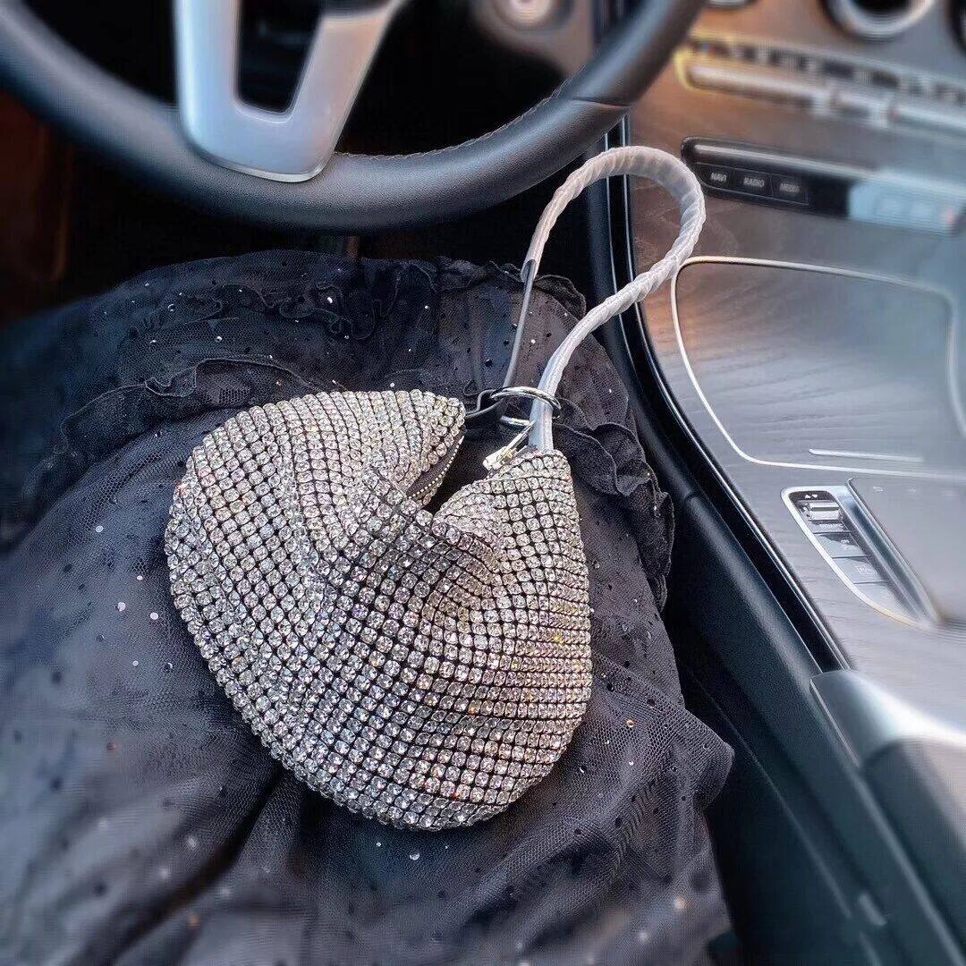 aw斜挎水钻石女2020新款潮百搭包包 百都森女士包袋