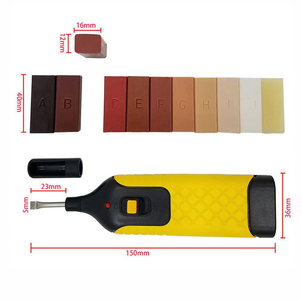 16&20件套木地板瓷地板修复工具木地板 瓷地板凹痕修复蜡块电洛铁,淘宝优惠券,粉丝福利购,淘宝优惠卷