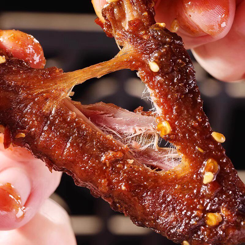 馋小乖香辣鸭翅中零食鸭货熟食特产解馋麻辣下酒菜爆辣夜宵小吃 - 图2