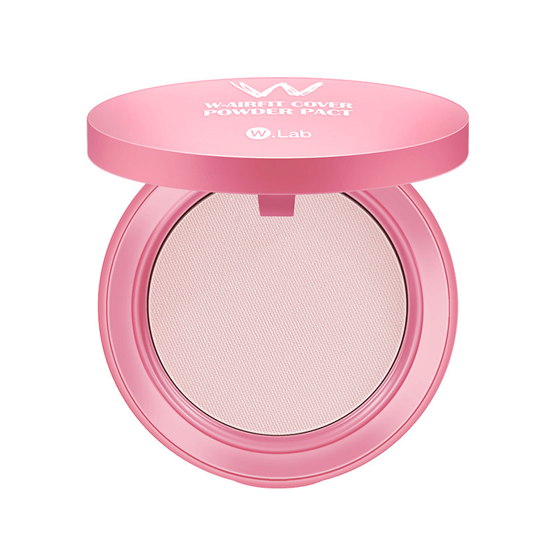 wlab粉色定妆粉控油遮瑕持久w散粉 WLab海外粉饼