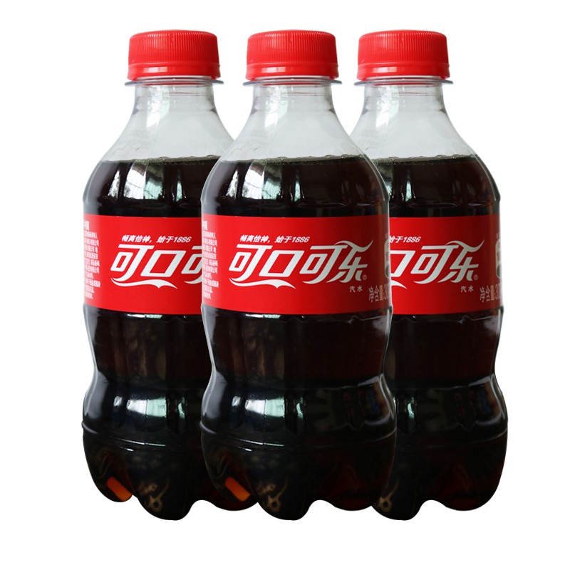 好吃的可口可乐300ml*12小瓶装可乐整箱清爽汽水夏季碳酸饮料-图1